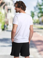 Mad Dog Mens Pajama Shorts - Comfy Knit Lounge Sleepwear with Pockets, Men's Summer House Pajama Bottoms, Sizes S to 2XL