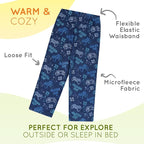 Mad Dog Boys Pajama Pants - Soft Fleece PJ Bottoms for Kids - Buffalo Plaid Lounge Pants, Warm & Comfy Microfleece 2PK Set