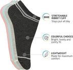 HOT FEET Thin Ankle Socks for Women & Girls – Fun & Cute Low Cut No Show Socks, Stocking Stuffers, 6, 8, 18 PK Size 4-10