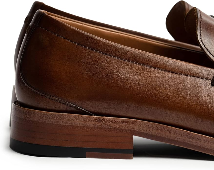 New Republic Men's Allen Leather Loafer - Pecan