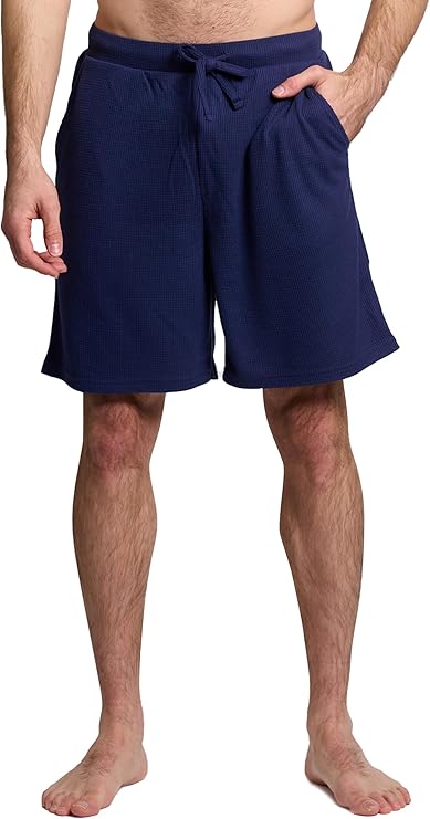 Mad Dog Mens Pajama Shorts - Comfy Knit Lounge Sleepwear with Pockets, Men's Summer House Pajama Bottoms, Sizes S to 2XL