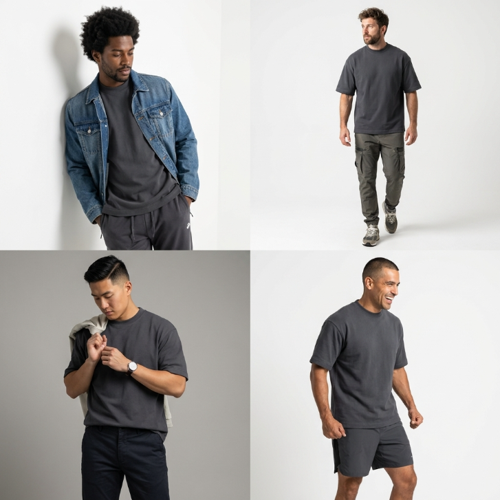 Yeezy Gap Engineered by Balenciaga Loose T-Shirt - Dark Grey