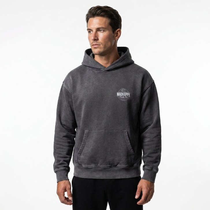 Gap x Madhappy Pullover Hoodie - Washed Charcoal