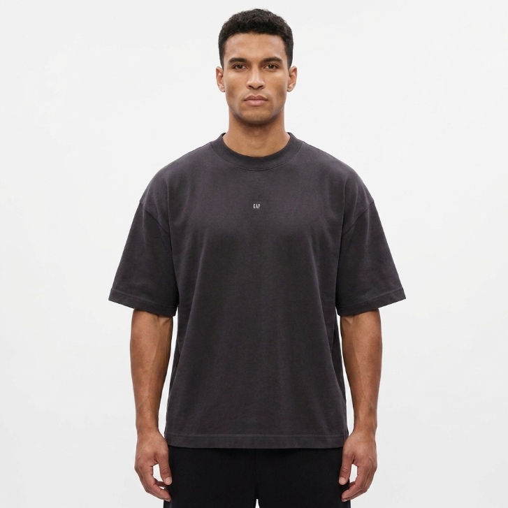 Yeezy Gap Engineered by Balenciaga Loose T-Shirt - Dark Grey