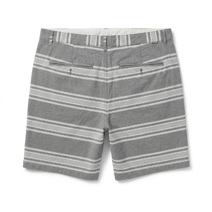 Five Four Glray/White Pinstripe Shorts