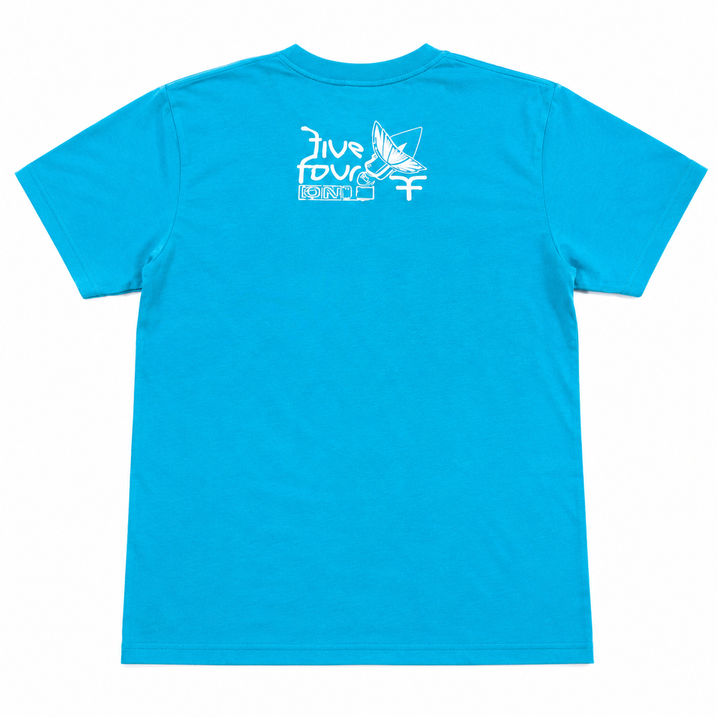 Five Four Geometric Beam Graphic T-Shirt - Turquoise