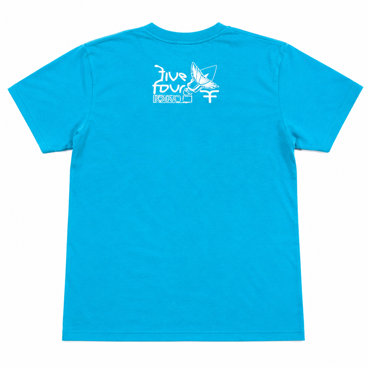 Five Four Geometric Beam Graphic T-Shirt - Turquoise