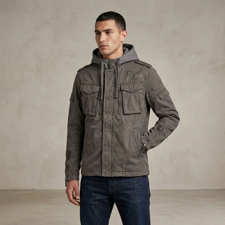 G-Star Raw GS3301 Hooded Field Jacket