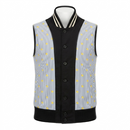 Title Five Four Black Varsity Style Vest