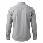 Five Four Slate Grey End-On-End Long Sleeve Shirt - Slate Grey / Size Large