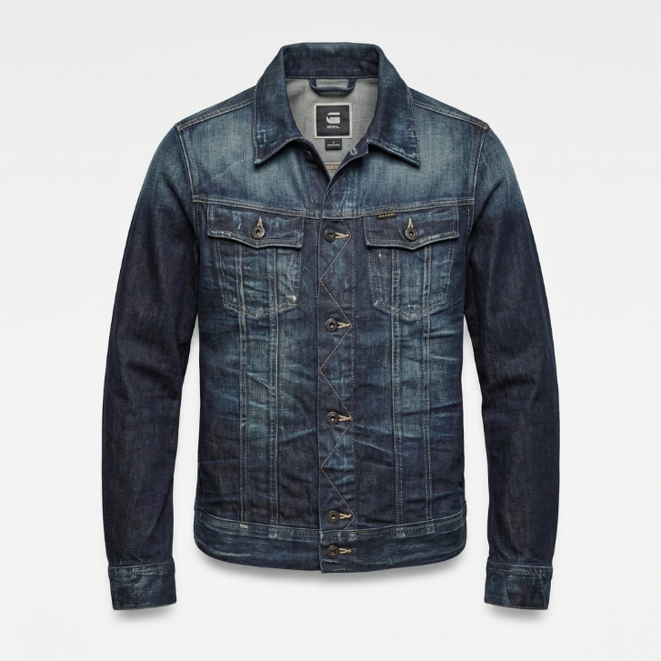 G-Star RAW Slim Tailor Dark Wash Denim Jacket