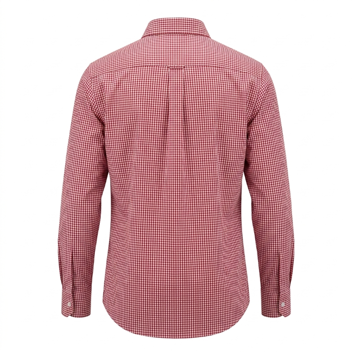 Five Four Red & White Gingham Check Long Sleeve Shirt