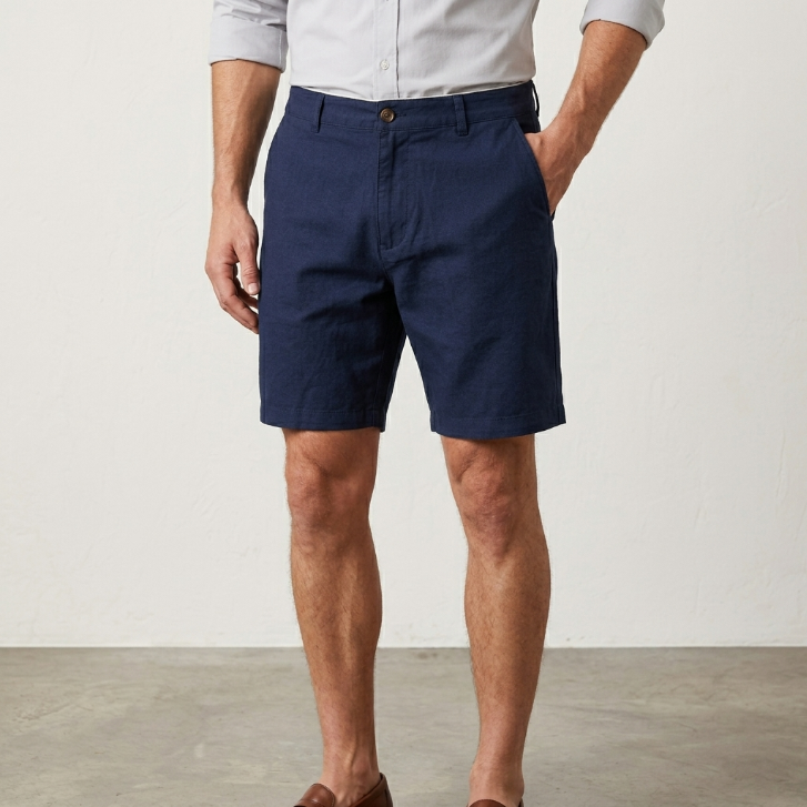 Five Four Navy Chino Shorts
