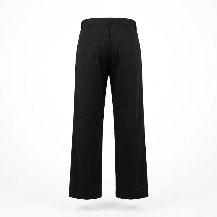 Wilke-Rodriguez Tencel Blend Flat Front Trousers Black