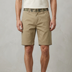 Five Four Canal Khaki Camo Trim Shorts