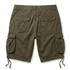 Five Four Olive Drawstring Cargo Shorts