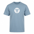 Five Four Circular Circle Logo Graphic T-Shirt Light Blue