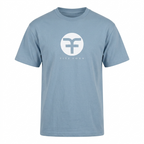 Five Four Circular Circle Logo Graphic T-Shirt Light Blue
