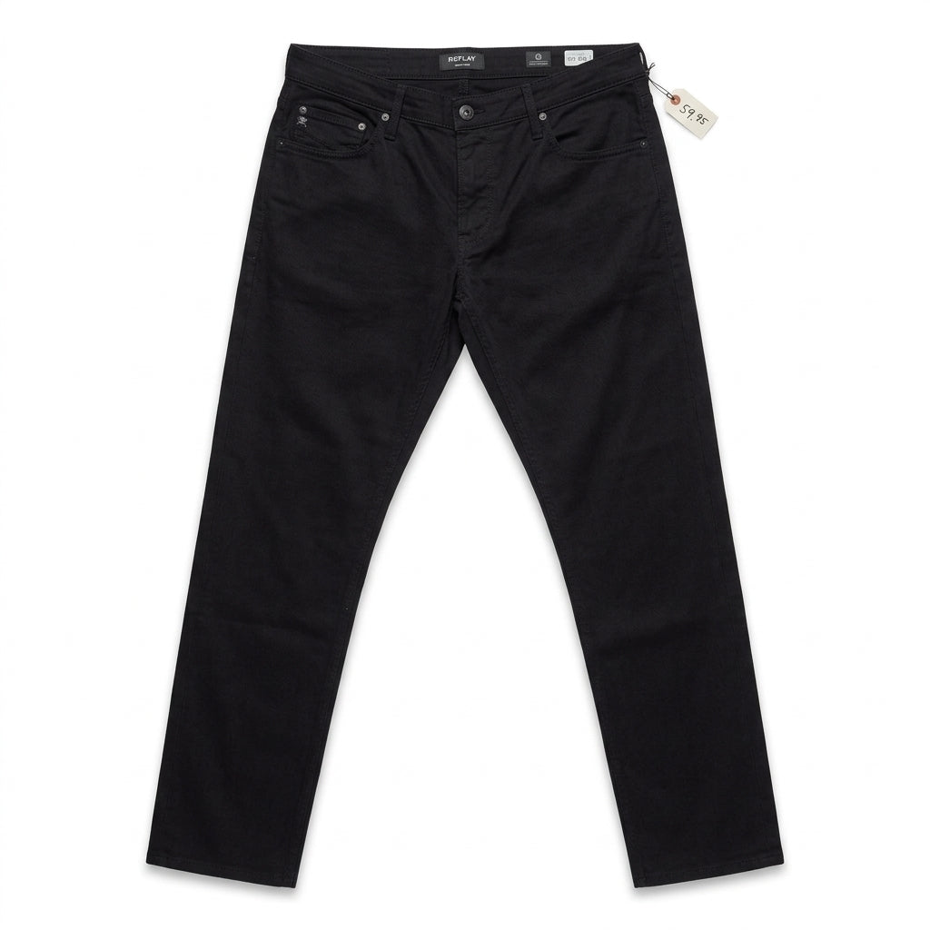 AG Adriano Goldschmied The Graduate Tailored Leg Jeans Black 36x34
