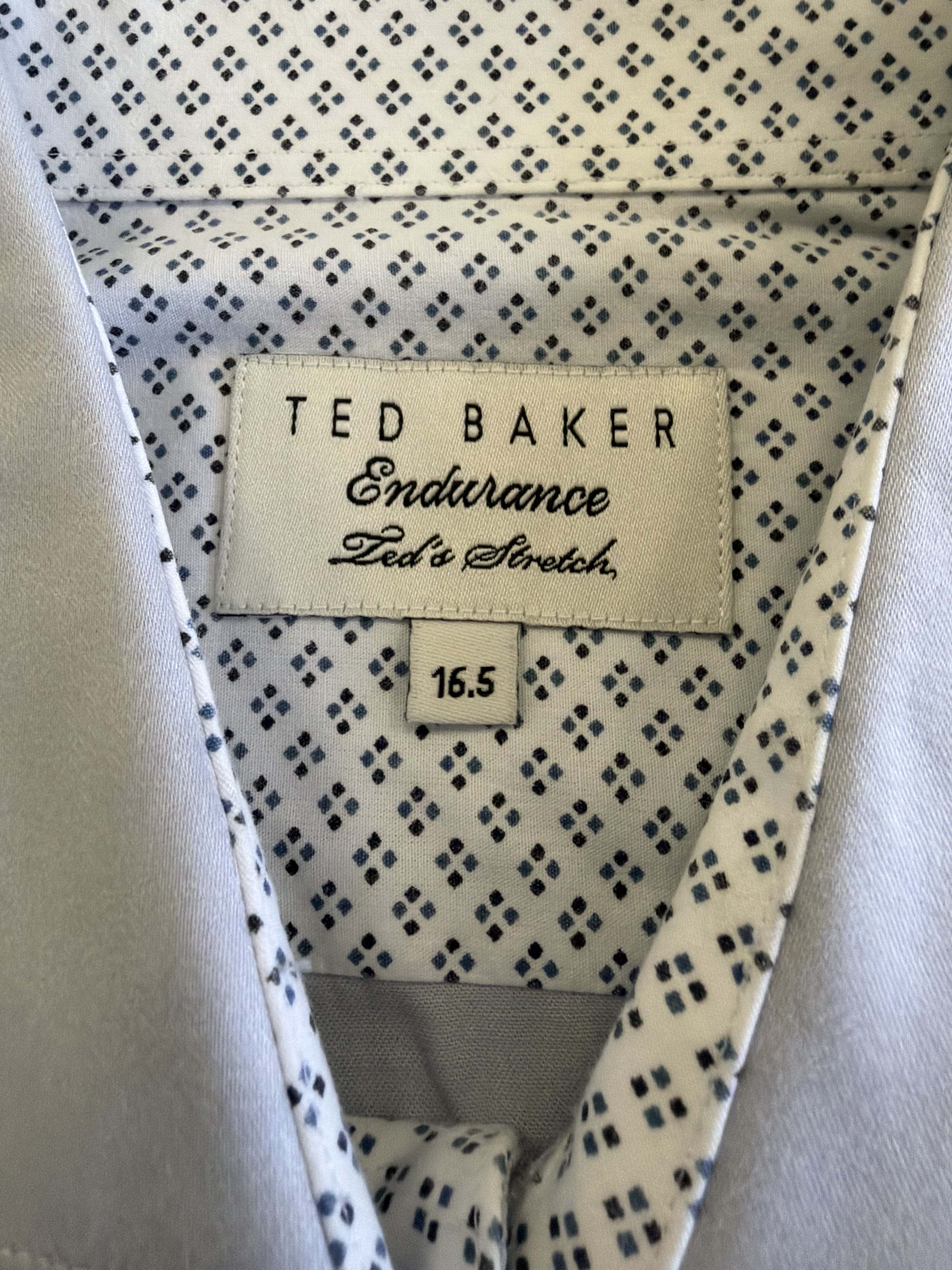 Ted Baker Endurance Ted's Stretch Men's Dress Shirt - Light Gray