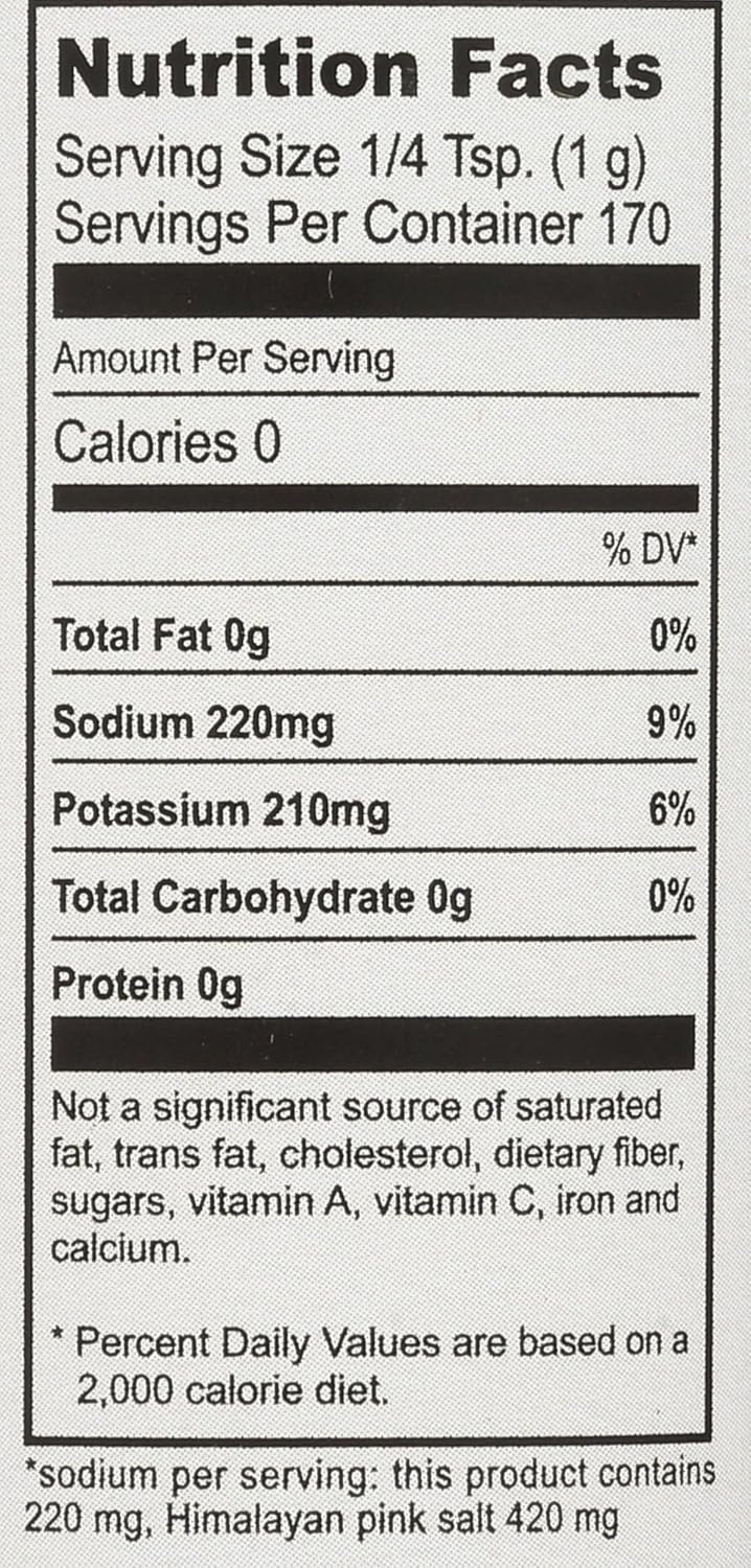 Natierra Himalania® Low Sodium Salt Shaker – 6 oz (170g), 3-Pack