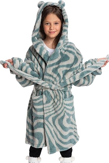 Mad Dog Sherpa Girls Indoor Jacket - Kids Plush Wear for Daily Comfort - Ideal for Ages 5-12 Years