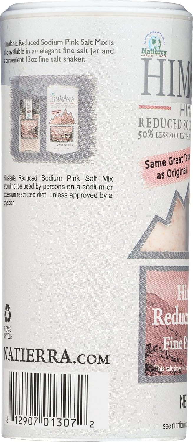 Natierra Himalania® Low Sodium Salt Shaker – 6 oz (170g), 3-Pack