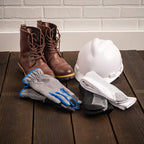 HOT FEET Work Socks for Men, Long All Weather Boot Crew Cotton Socks, Cushioned, Moisture Wicking, Stocking Stuffers