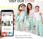 Mad Dog Girl's Pajama Pants - 2 Pack, Soft Micro Fleece Fashion Sleepwear Lounge. Sizes: 6-16