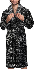 Mad Dog Mens Fleece Sherpa Robe for Men - Fluffy Bathrobe, Lightweight, Full Length Winter Robe, House Coat