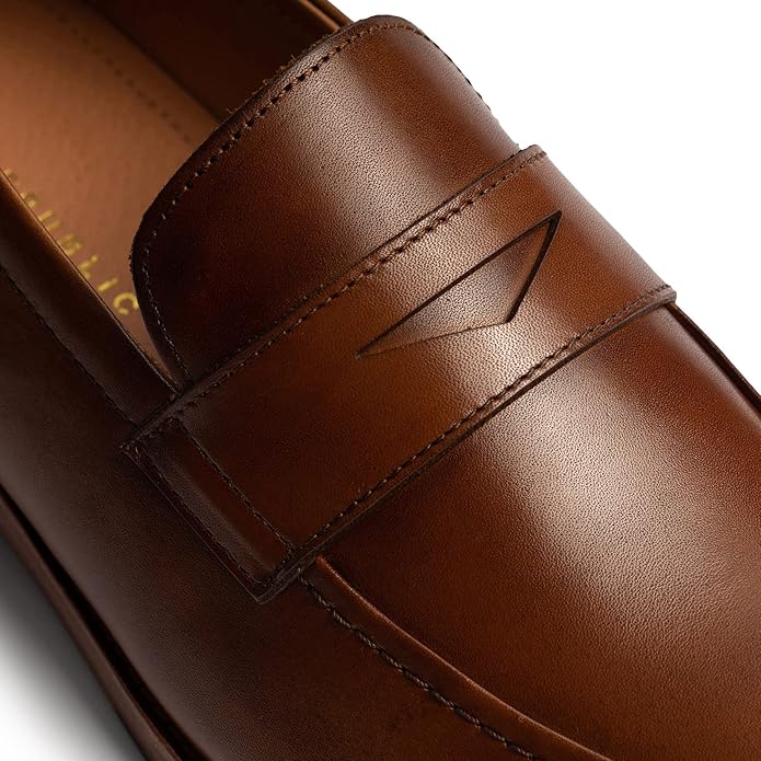 New Republic Men's Allen Leather Loafer - Pecan