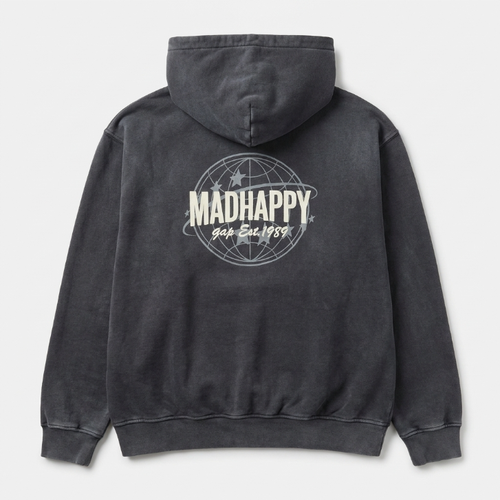 Gap x Madhappy Pullover Hoodie - Washed Charcoal