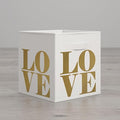 Little Seeds LOVE Print Bin, Gold
