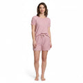 Mad Dog Women's Waffle Knit Pajama Set – Short Summer Pajamas with Shorts - Soft Comfy PJ - Breathable Loungewear Size S-XXL