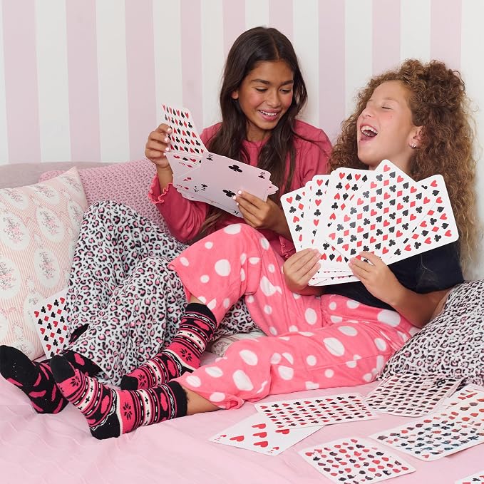 Mad Dog Girl's Pajama Pants - 2/3 Pack, Soft Micro Fleece Fashion Sleepwear Lounge. Sizes: 6-16