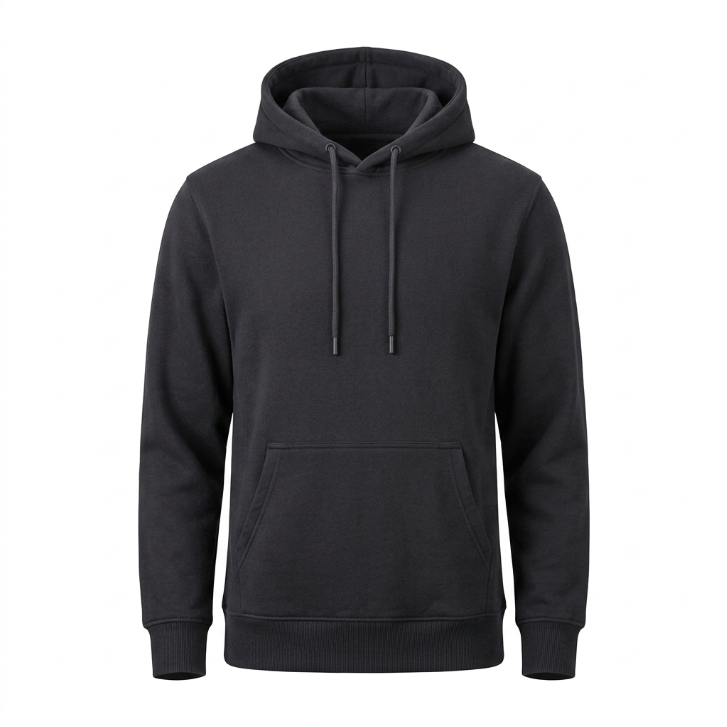 Melrose Place Pullover Hoodie - Black