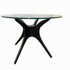 Organic Modernism Medium Brass Glass Table