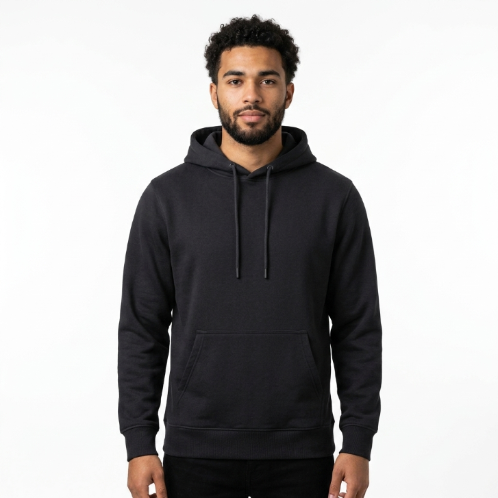 Melrose Place Pullover Hoodie - Black