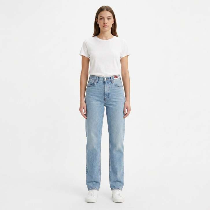 Madewell Light Wash High-Rise Straight Leg Jeans Size 28