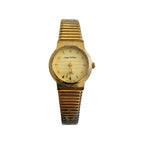 Vintage Sergio Valente Gold-Tone Expansion Watch - Requires a Battery