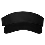 Outdoor Cap Plain Black Sun Visor