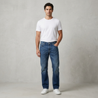 Five Four Men's Original Straight Dark Wash Jeans