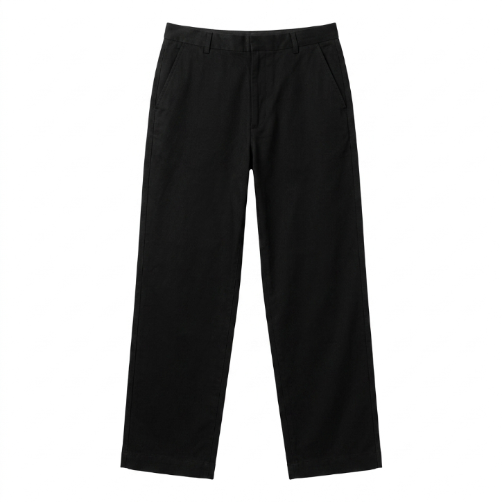 Wilke-Rodriguez Tencel Blend Flat Front Trousers Black