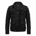 Five Four Black Utility Military Field Jacket