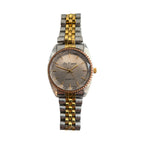 Vintage Da Vinci Two-Tone Fluted Bezel Watch - Requires a Battery