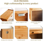 2-Tier Bread Box on Kitchen Counter