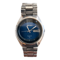 Vintage Seiko 4004 0903-8019 Blue Day-Date Quartz Watch- Requires a Battery