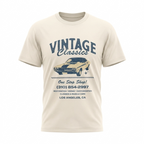 Melrose Place Vintage Classics Graphic T-Shirt - Natural White