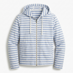 Woolworths Est 1931 Blue & White Striped Hooded Jacket