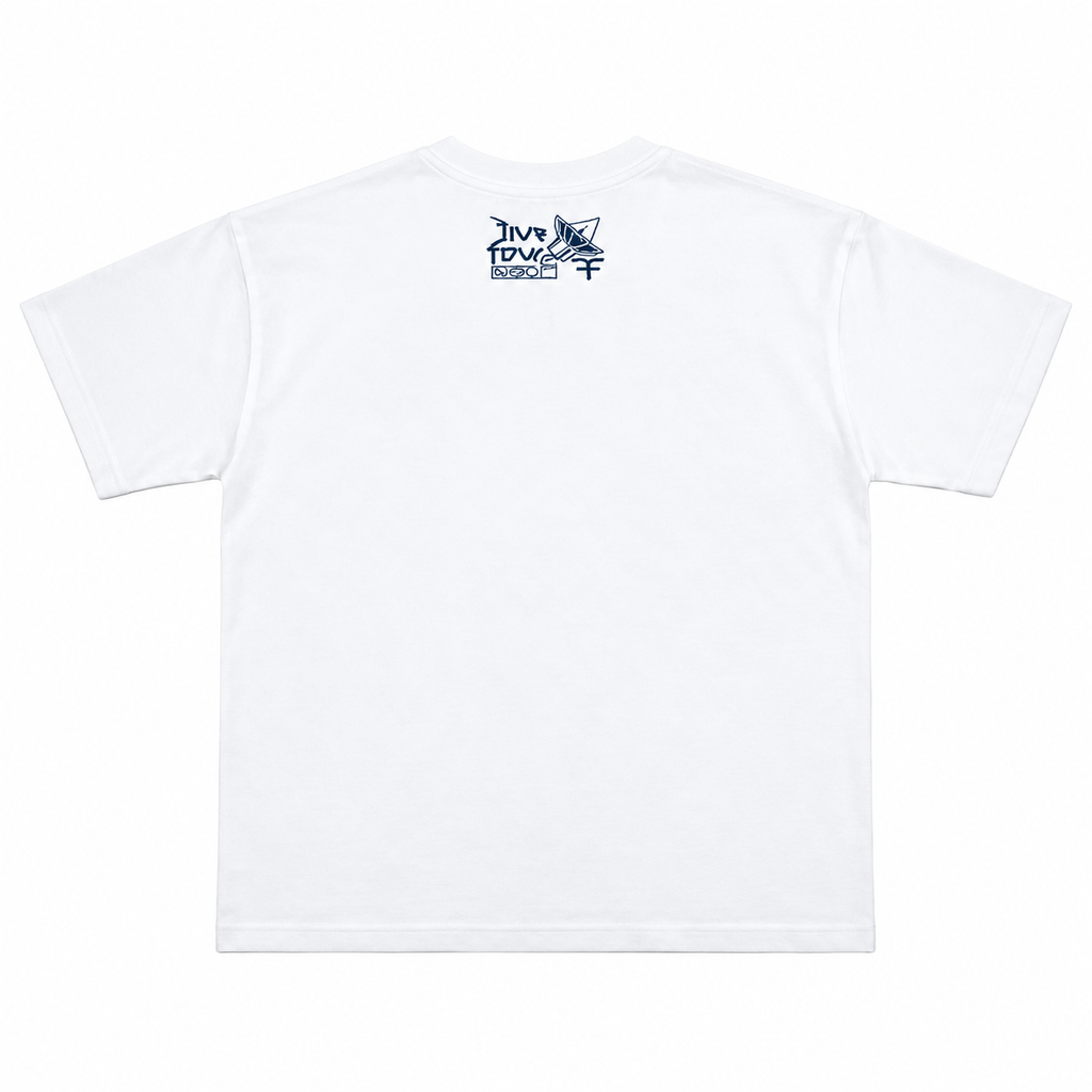Five Four Geometric Beam Graphic T-Shirt - White
